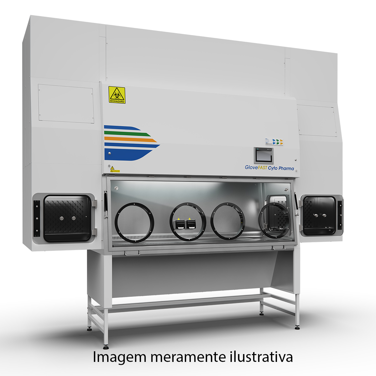GloveFAST Cyto Pharma 2-5-4 – Isolador para citotóxicos e potentes em Pressão Negativa, 1,5 m, Aço Pintado a Epóxi thumbnail